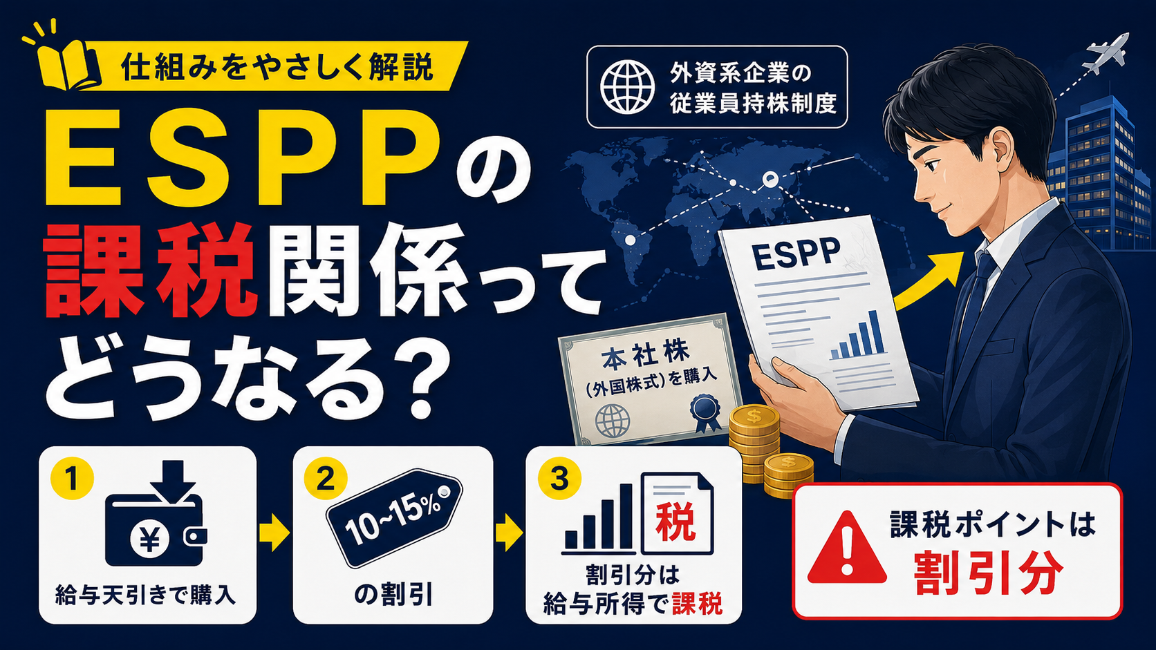 ESPPの課税関係ってどうなる？ – 平剛史税理士事務所